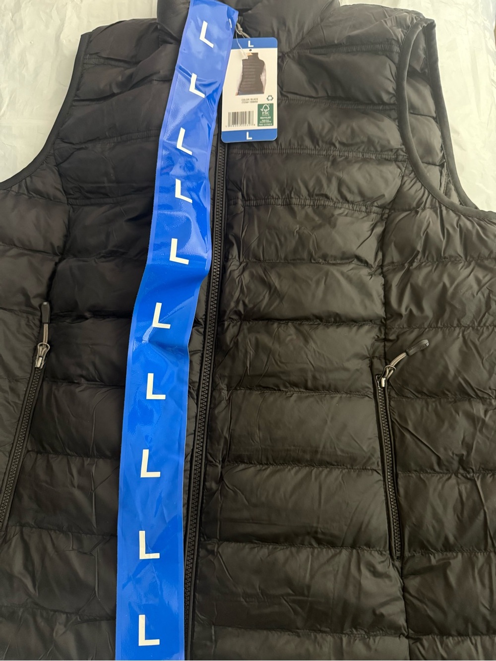 Quilted Black Puffer Vest - Lightweight Insulated Jacket